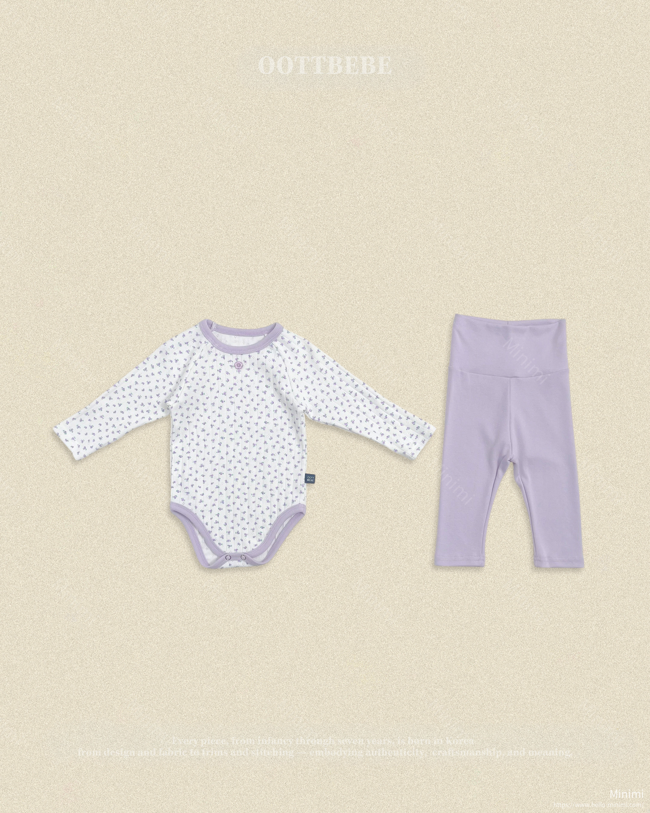 oott bebe Coco Flower Bodysuit 細節圖 11
