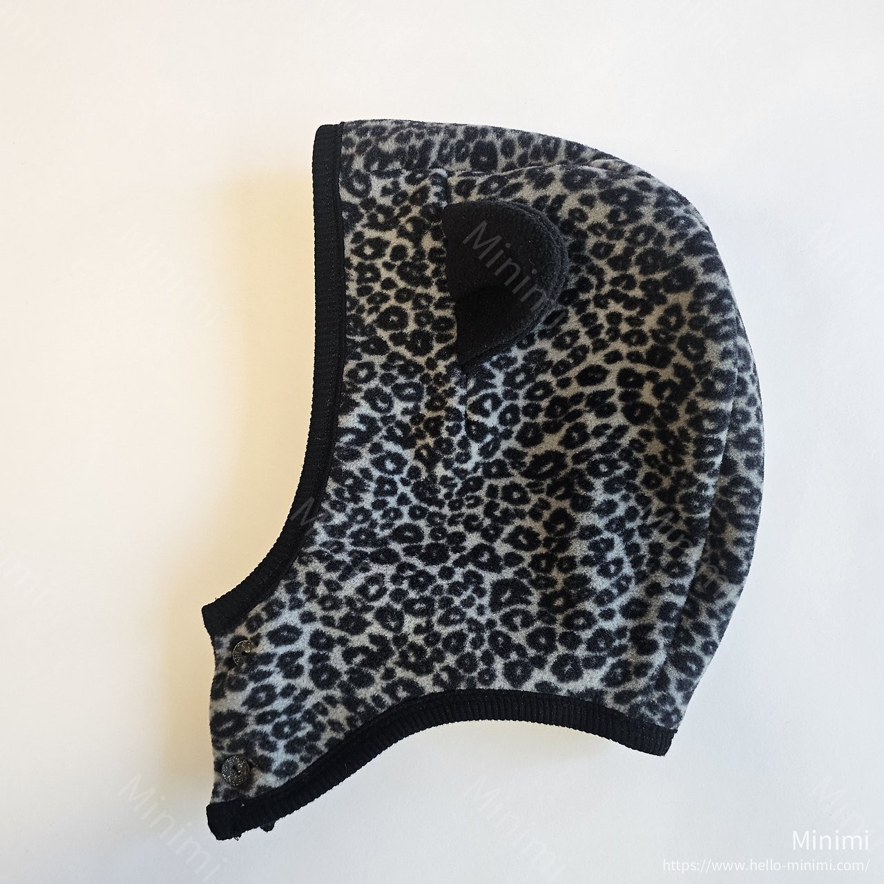 1st BLUE Leopard Warmer Hat 細節圖 3