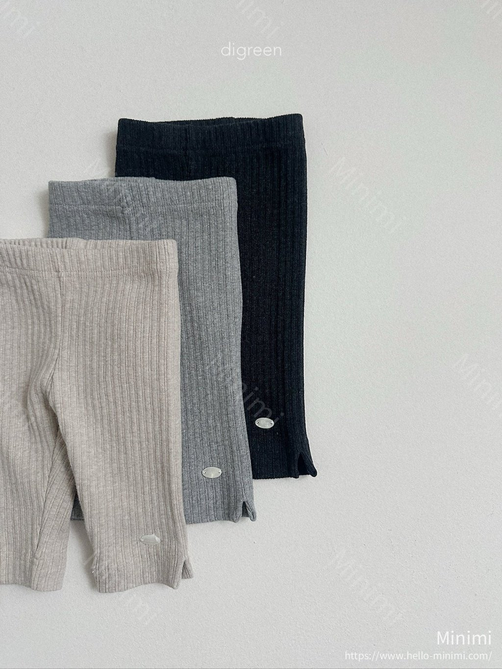 digreen Rib Capri Leggings 細節圖 2
