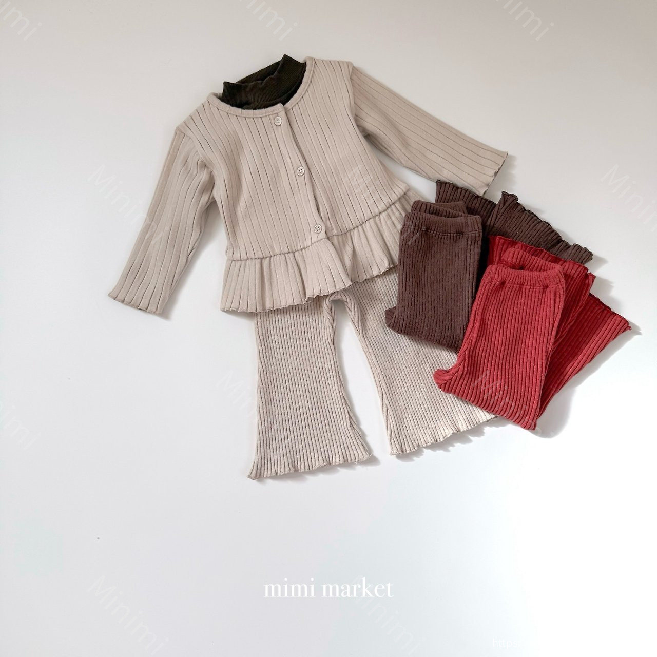 mimi-market Ribbed Play Leggings 細節圖 4