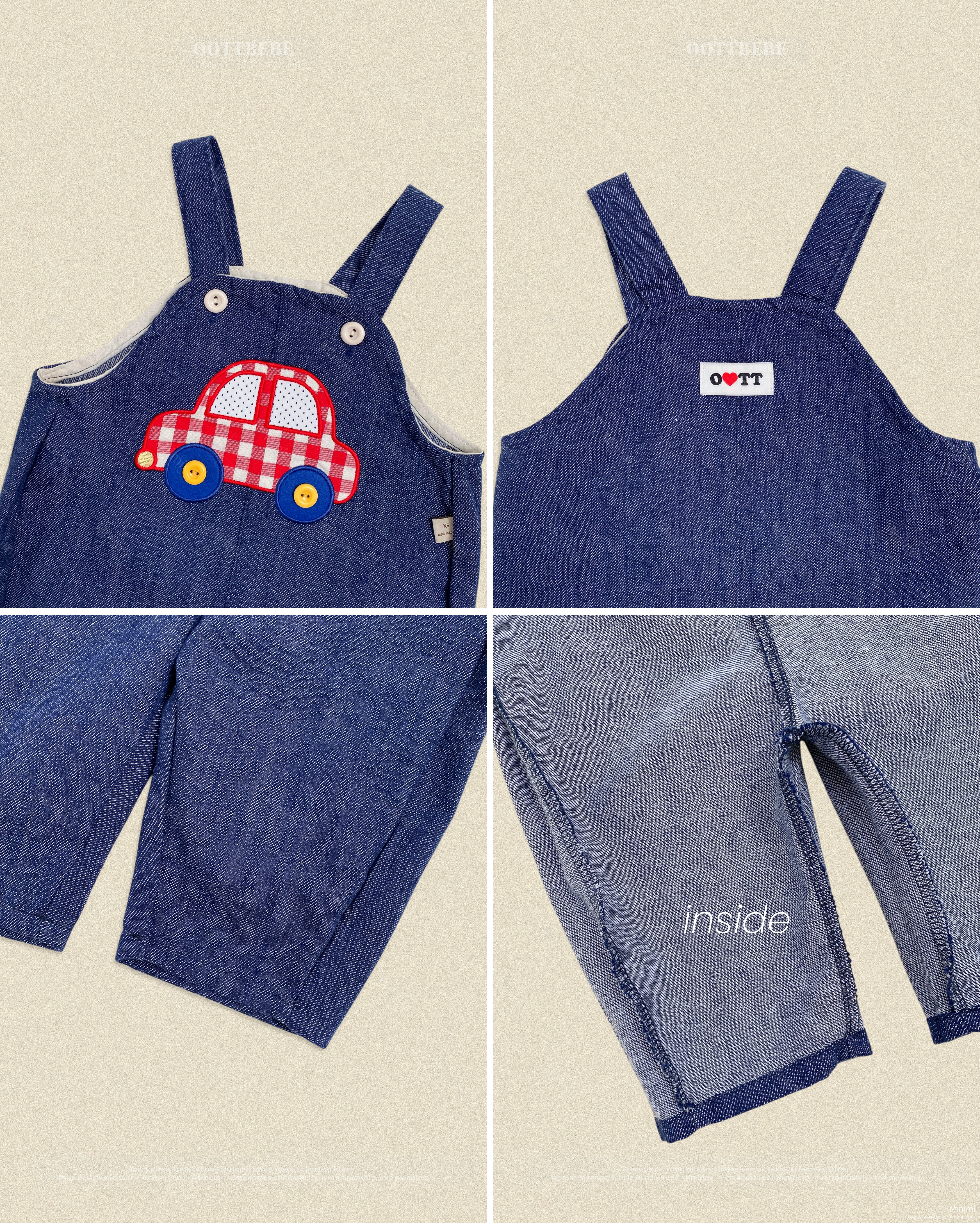 oott bebe Boongboong Denim Overalls 細節圖 10