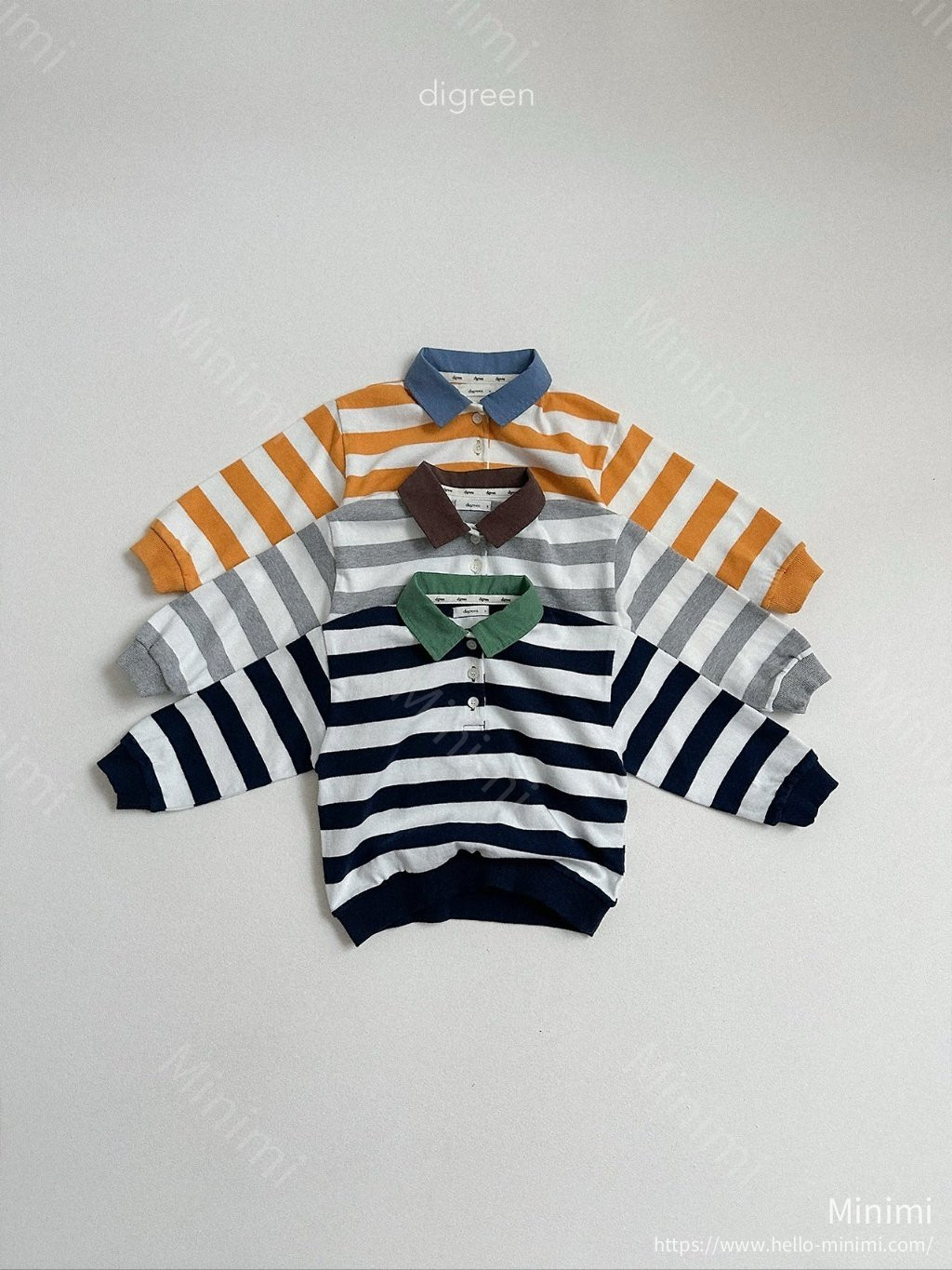 digreen Striped Collar MTM 細節圖 2