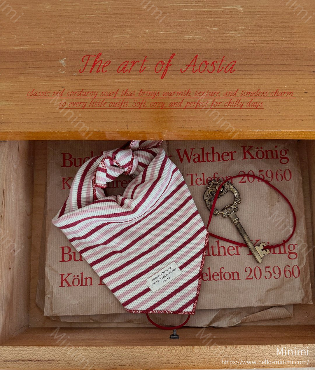 Aosta atelier Crayon Scarf 細節圖 4