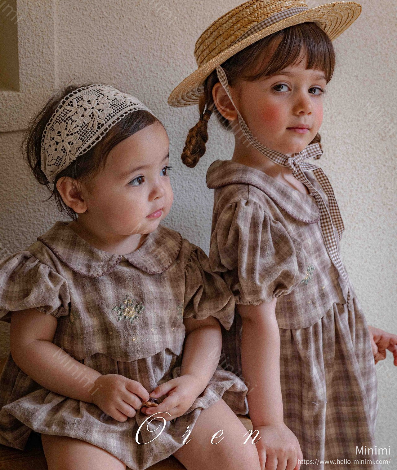 Toi Embroidery Check Dress