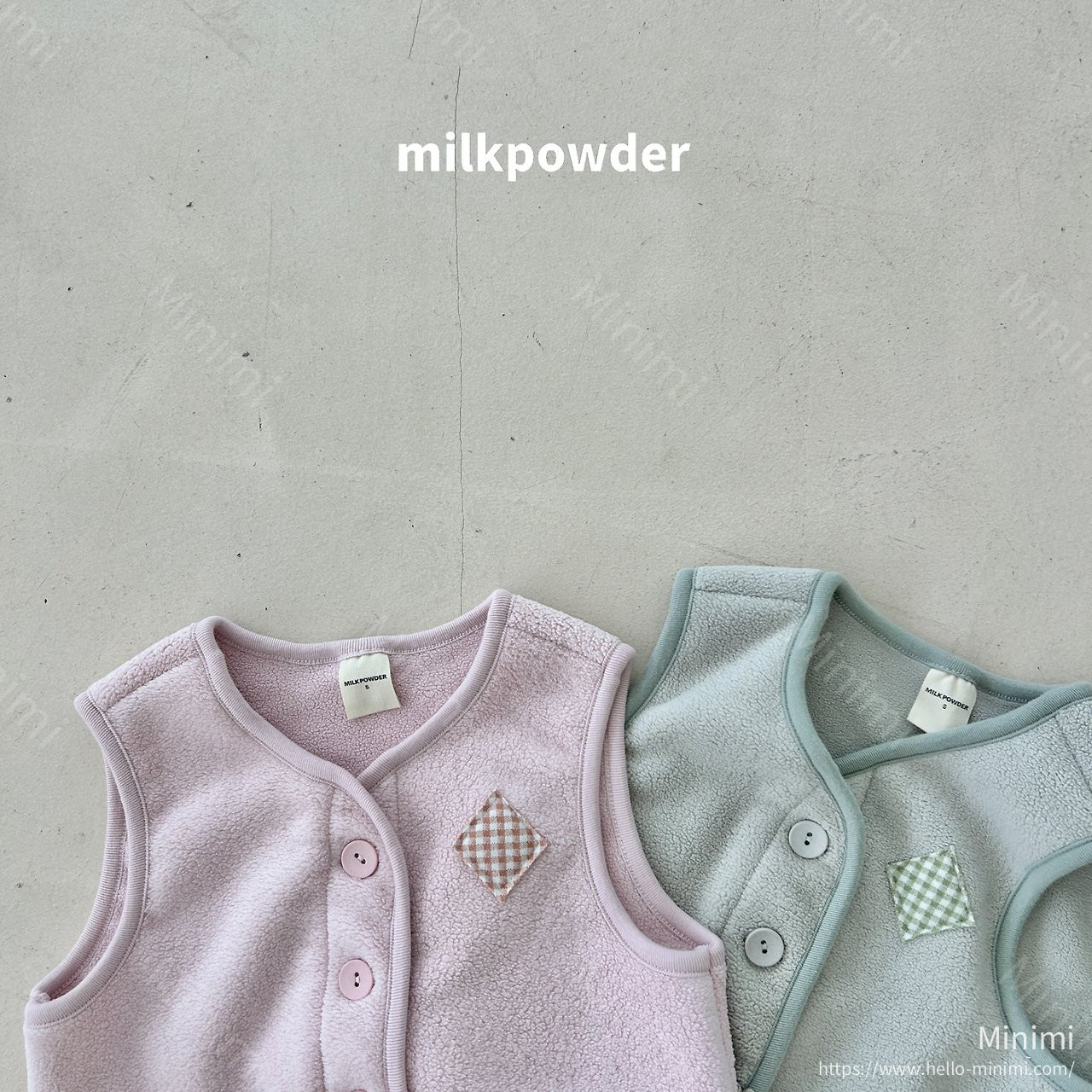 milkpowder Fogny Fleece Vest 細節圖 3