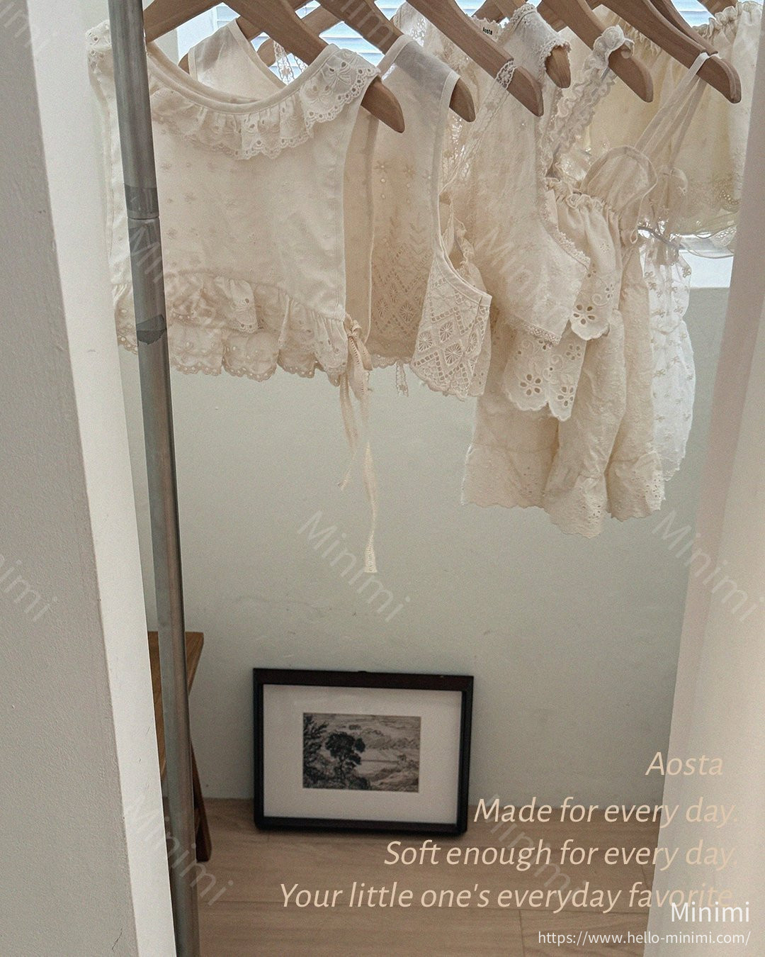 Aosta atelier Lace Olivia Vest 細節圖 18