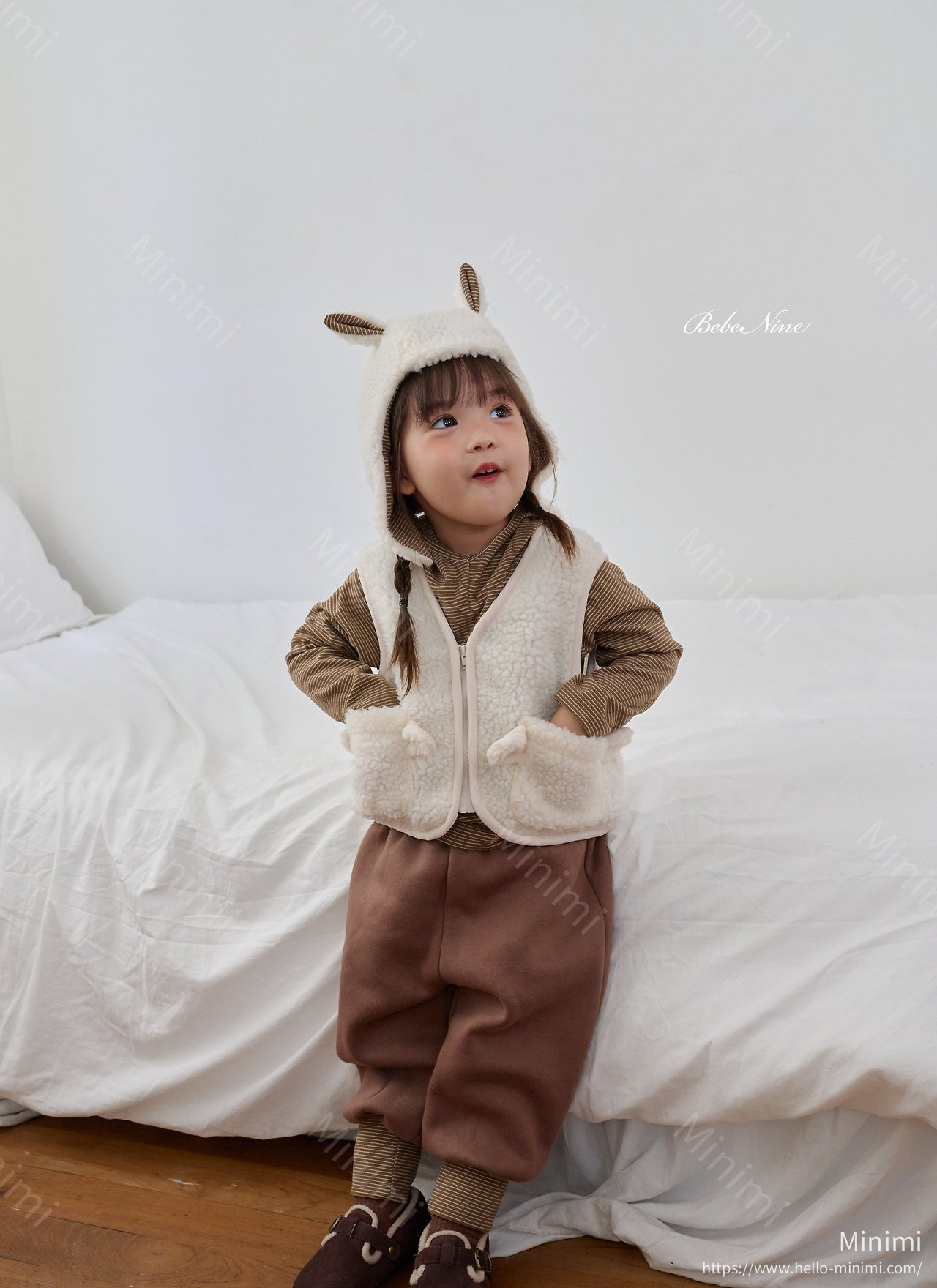 bebe nine Little Lamb Bonnet 細節圖 8