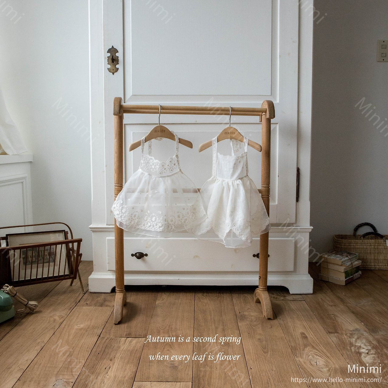 mkids Fleur Apron - 韓國童裝代購主圖