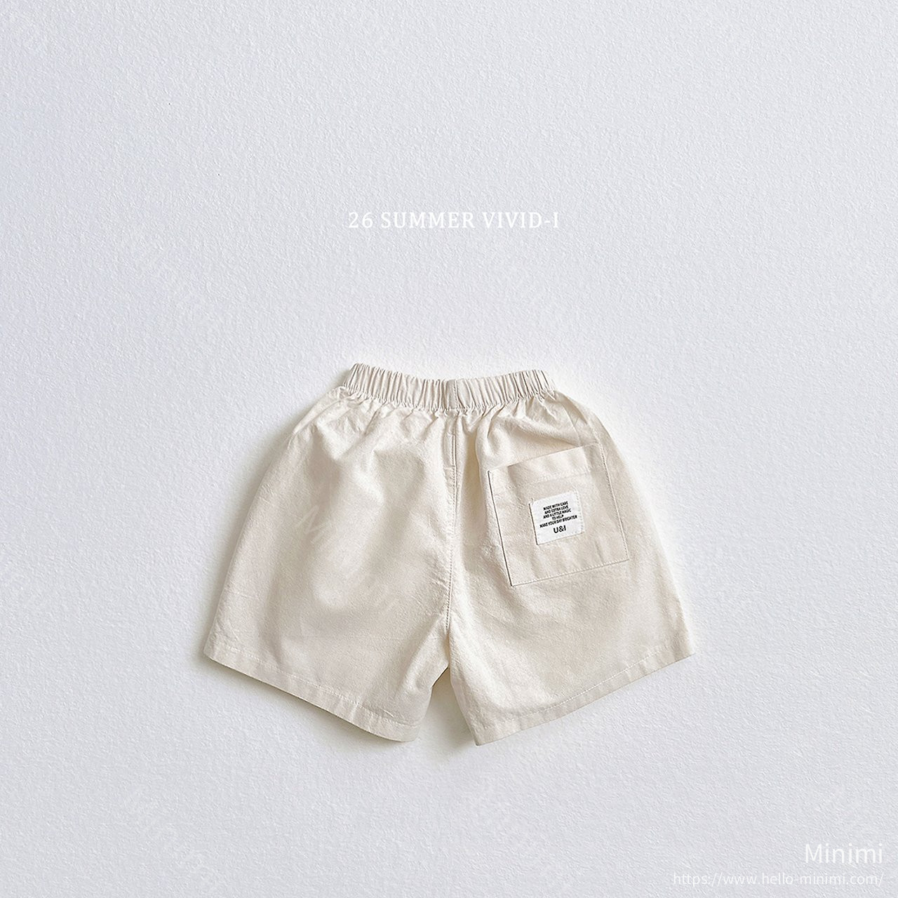 VIVID-I Label Linen Cotton Shorts 細節圖 2