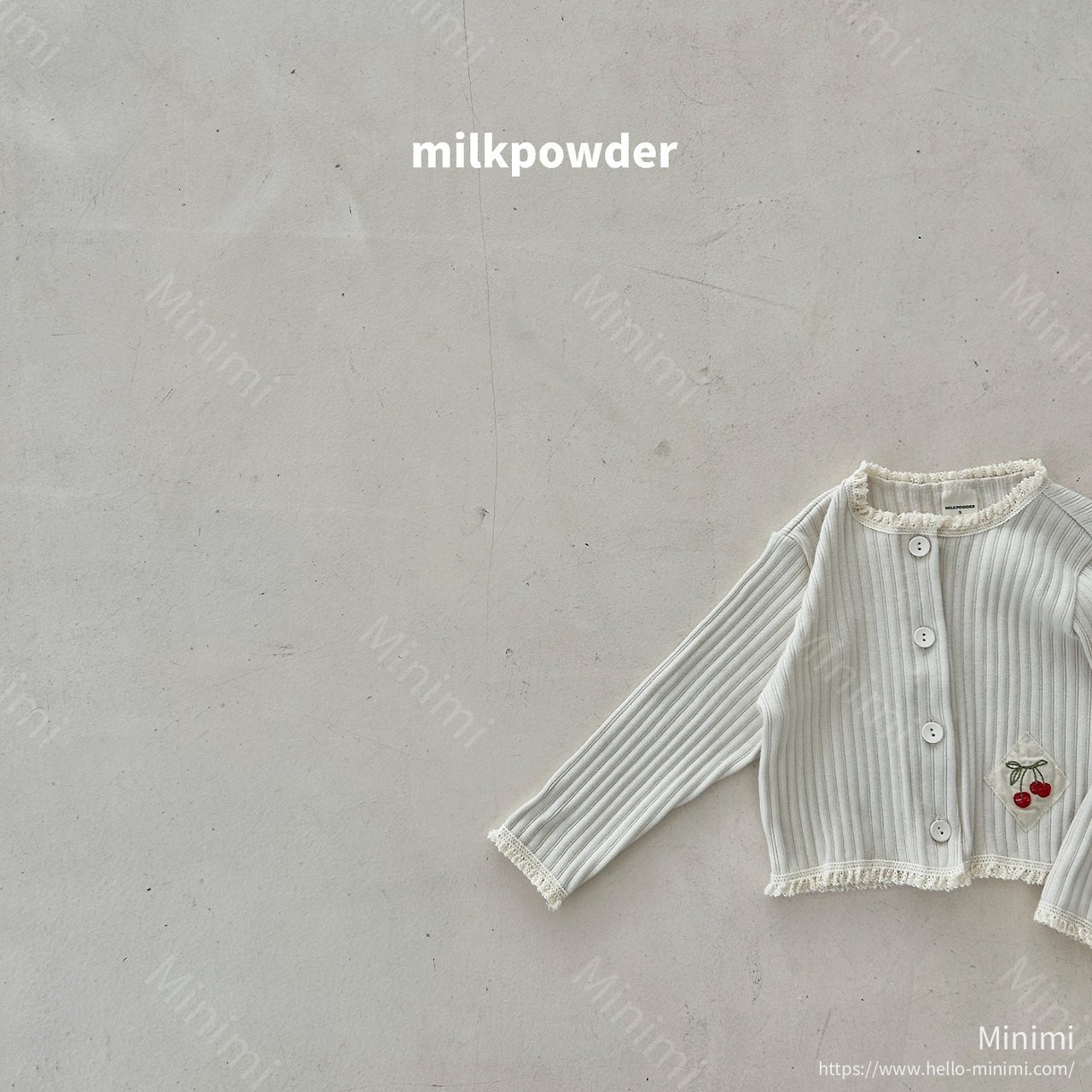milkpowder Cherry Cardigan 細節圖 7
