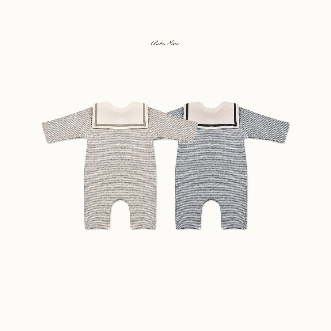 bebe nine Striped Sailor Romper 細節圖 19