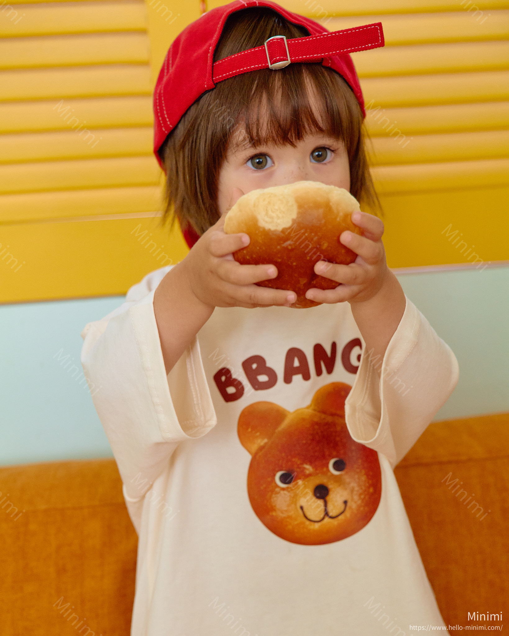 oott bebe Bread Raglan T-shirt (Kids) 細節圖 26