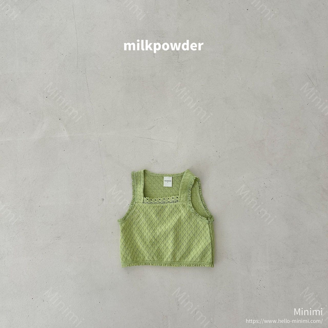 milkpowder Green Vest 細節圖 11