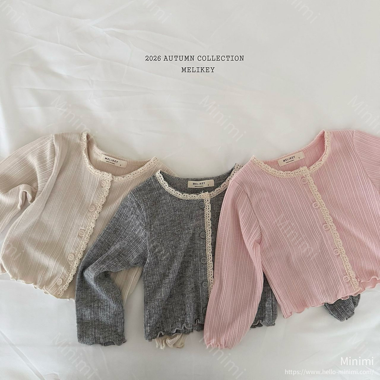 Melikey Natural Lace Cardigan 細節圖 1