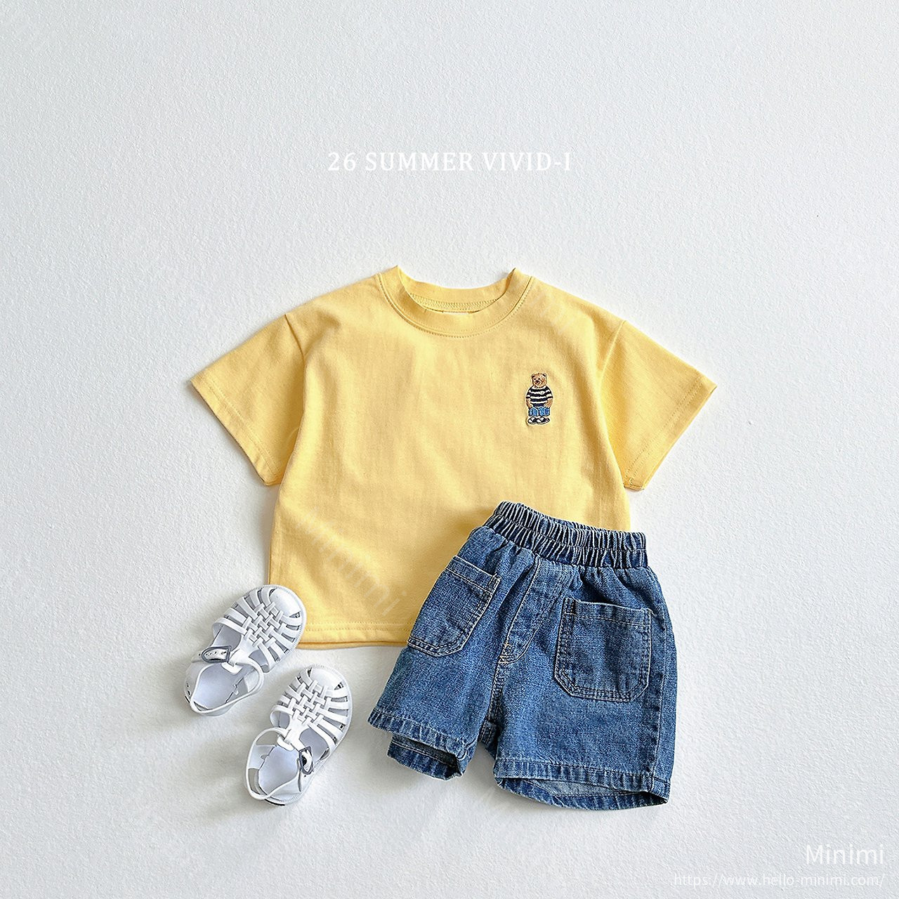 VIVID-I Bear Embroidery T-Shirt 細節圖 10