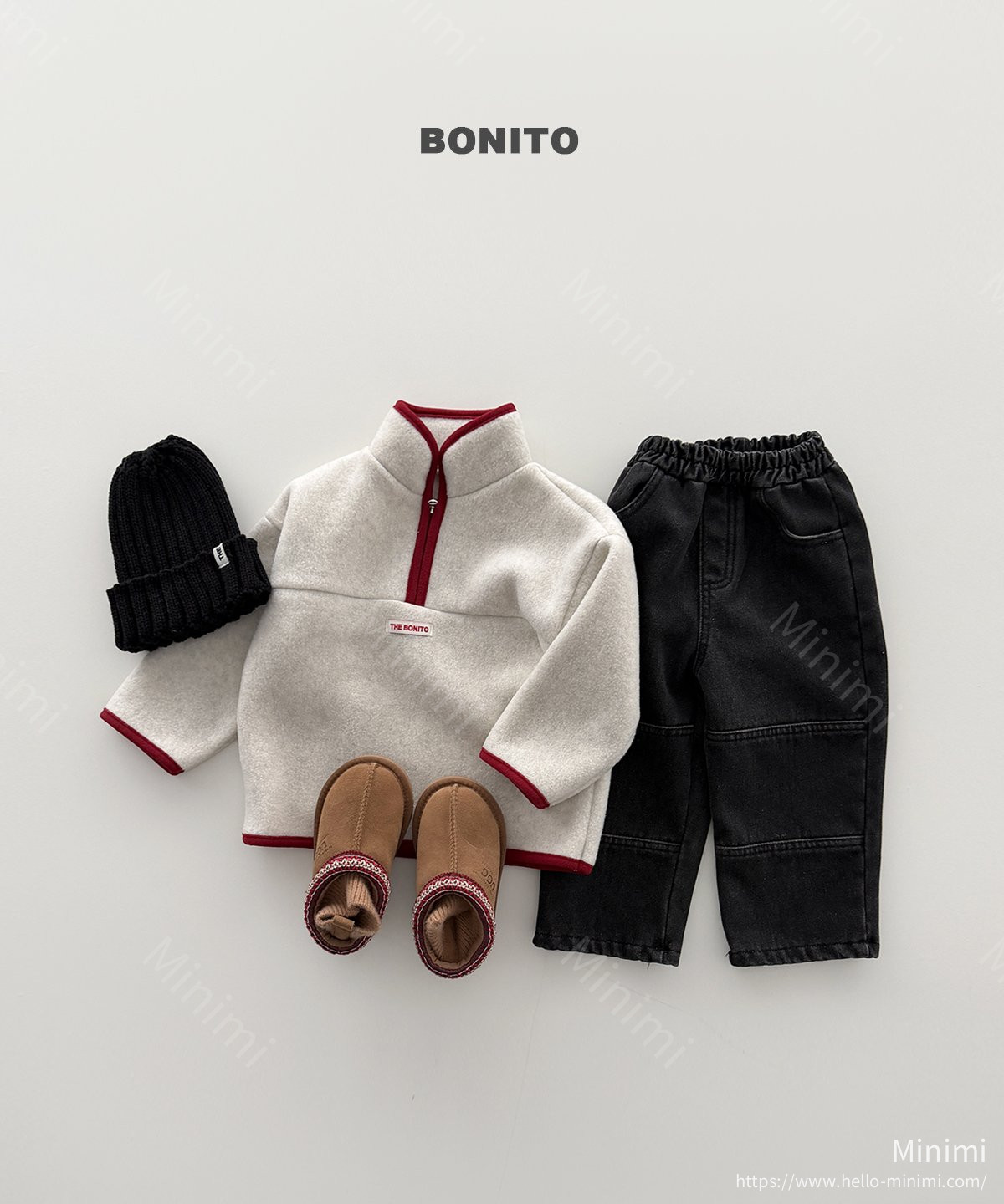 BONITO Cotton Candy Colorblock Half-Zip 細節圖 7