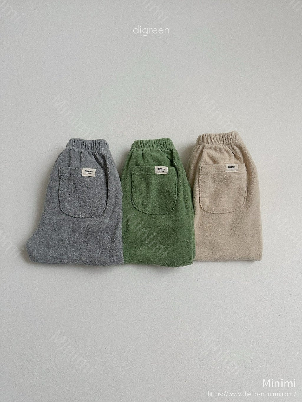 digreen Sand Terry Joggers Pants 細節圖 1