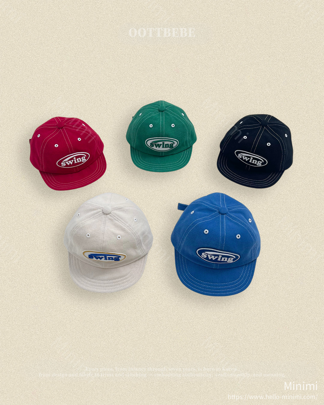 oott bebe Swing Ball Cap - 韓國童裝代購主圖