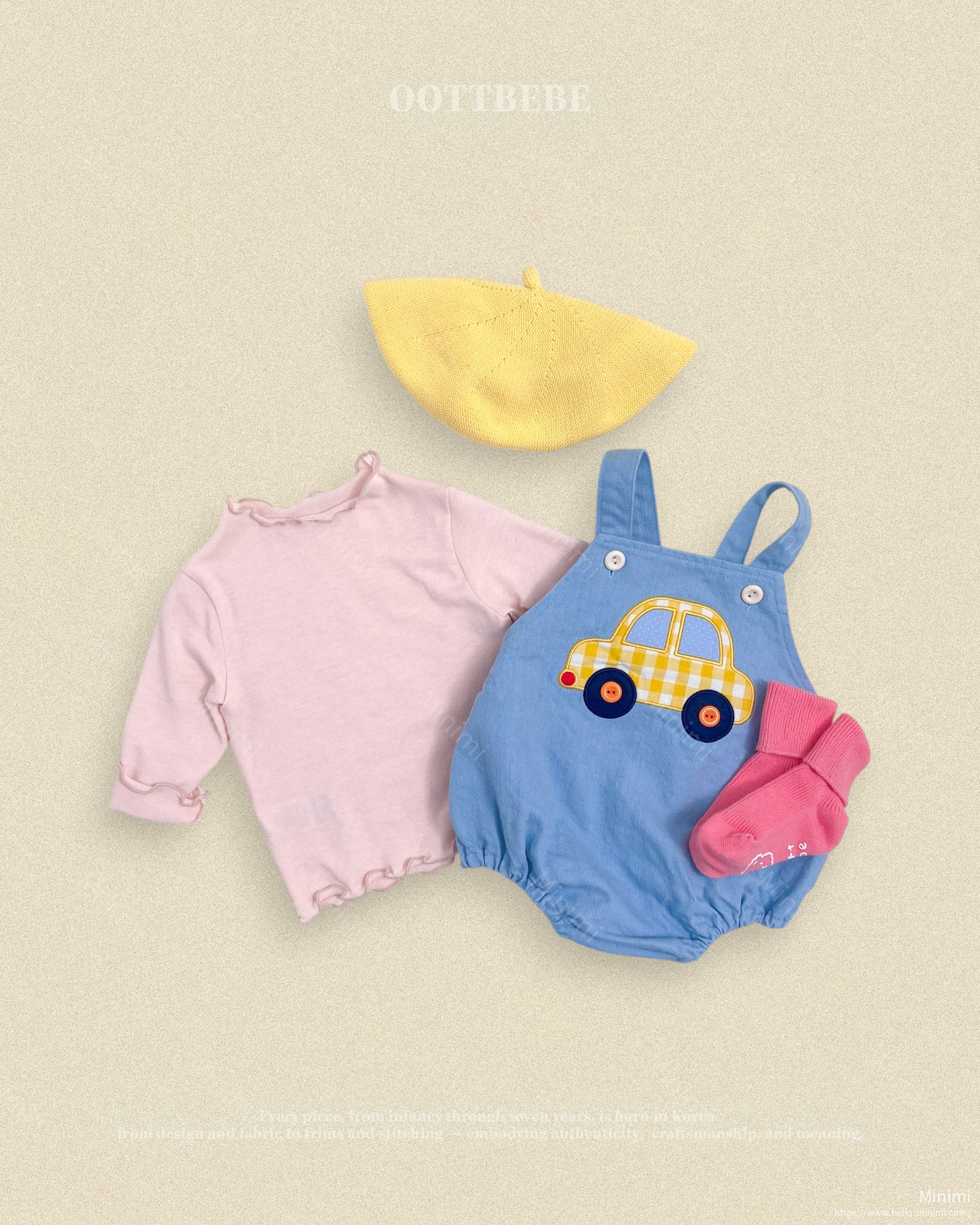 oott bebe Boongboong Denim Bodysuit 細節圖 2