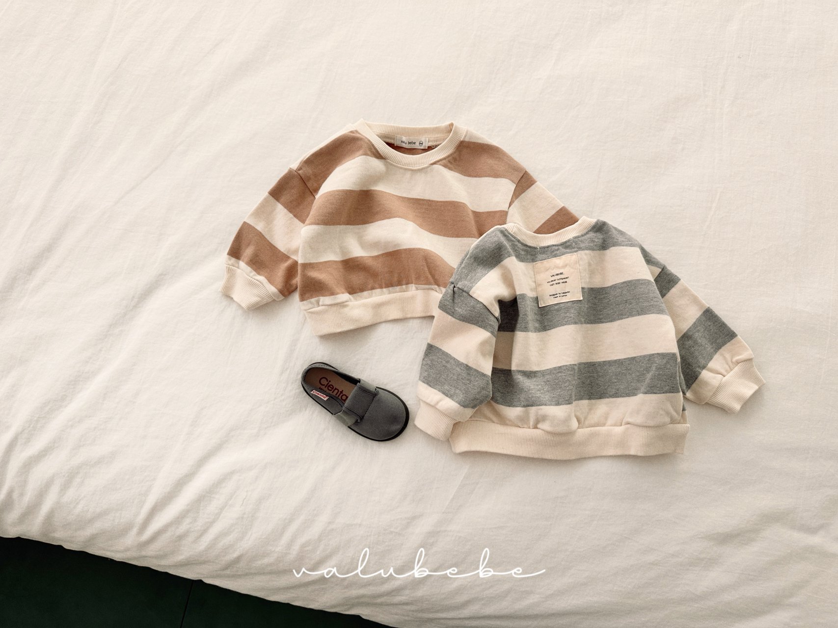 Milk Stripe Sweatshirt