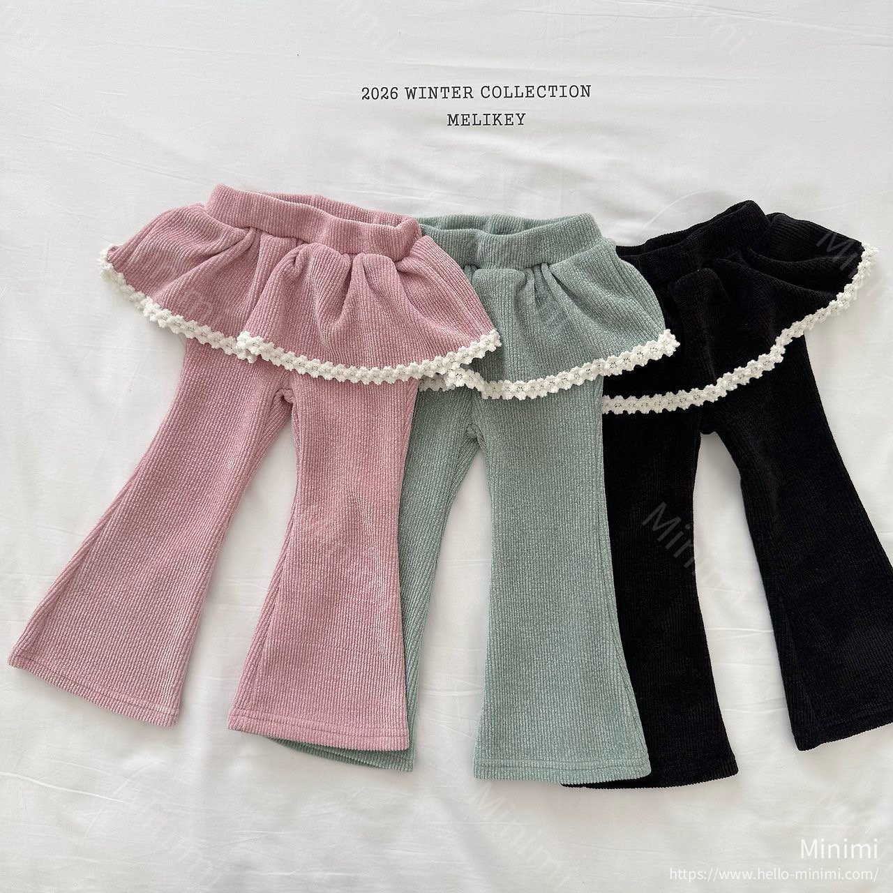 Melikey Frill Velour Bootcut 細節圖 21