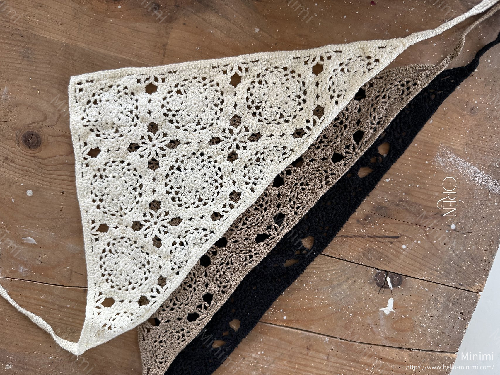 Oren Maison Crochet Kerchief 細節圖 4