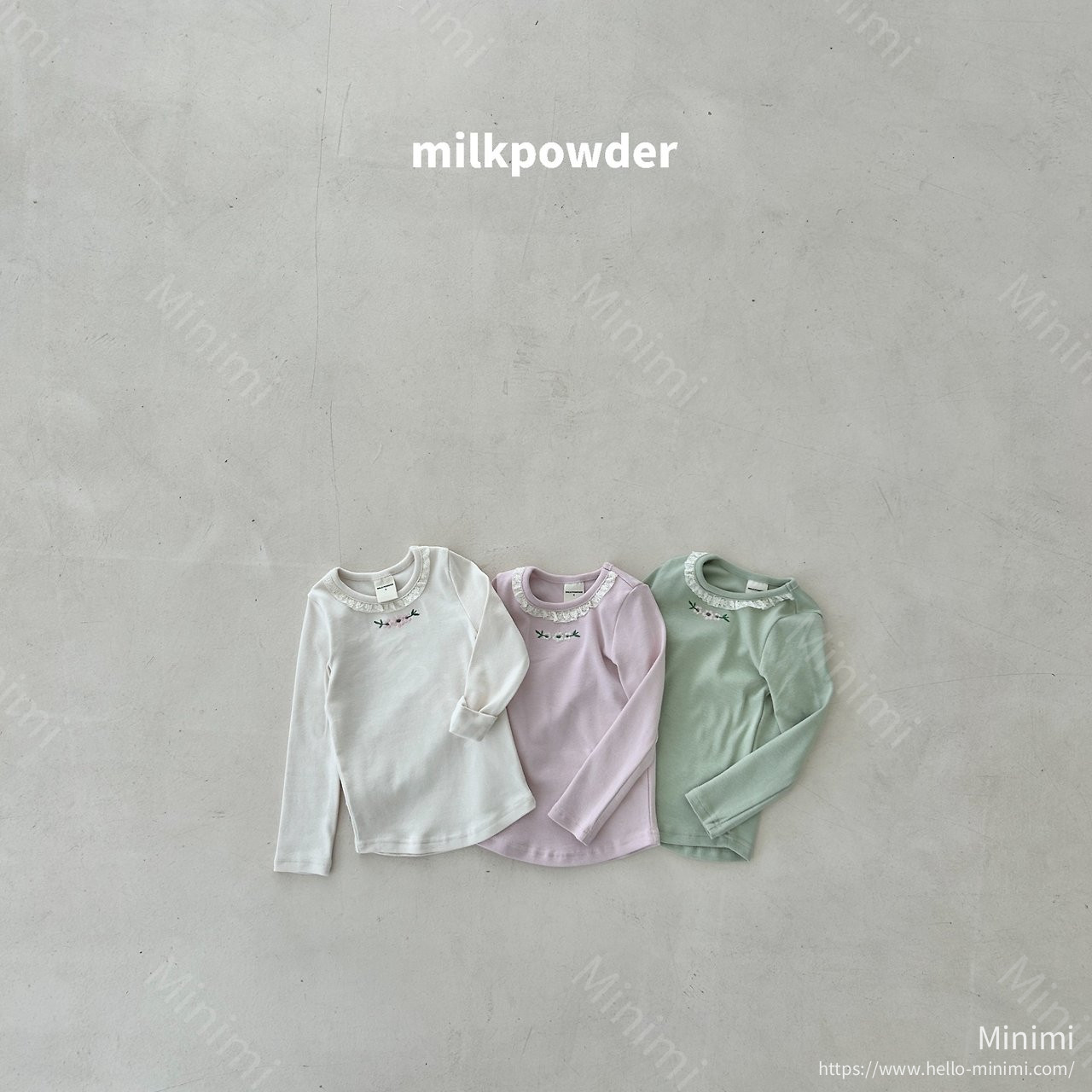 milkpowder Daisy Tee - 韓國童裝代購主圖