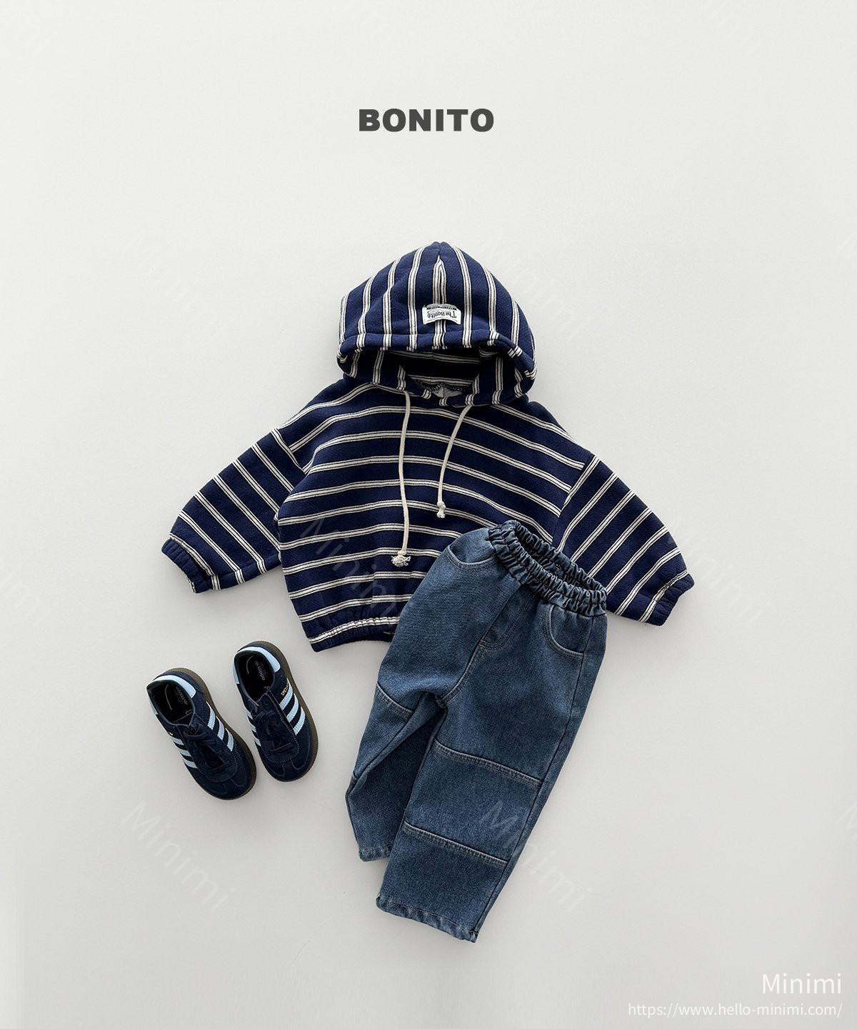 BONITO Jolly Stripe Hoodie 細節圖 3