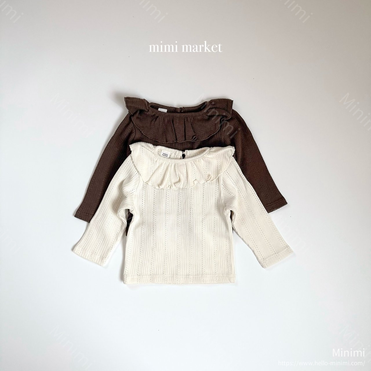 mimi-market Lovey Collar Tee 細節圖 2