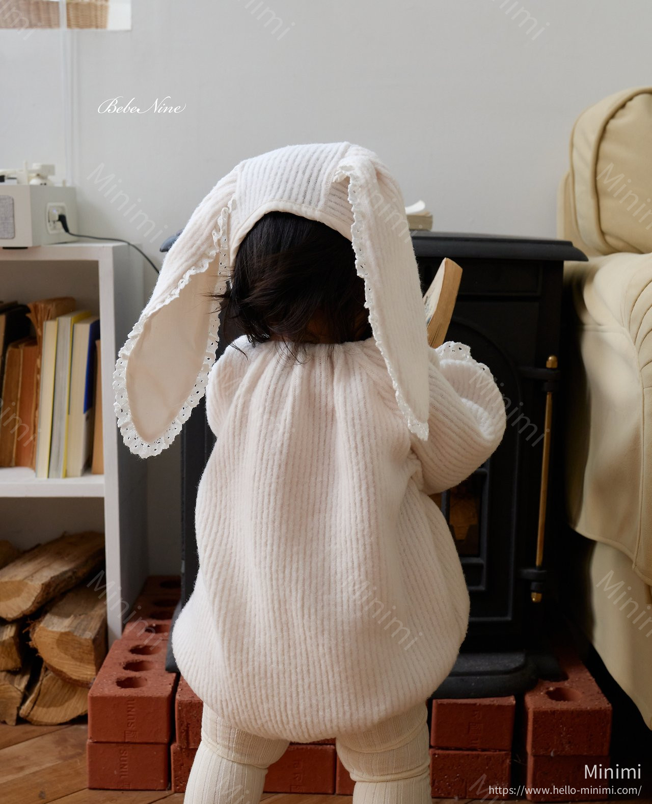 bebe nine Heart Frill Bonnet 細節圖 15