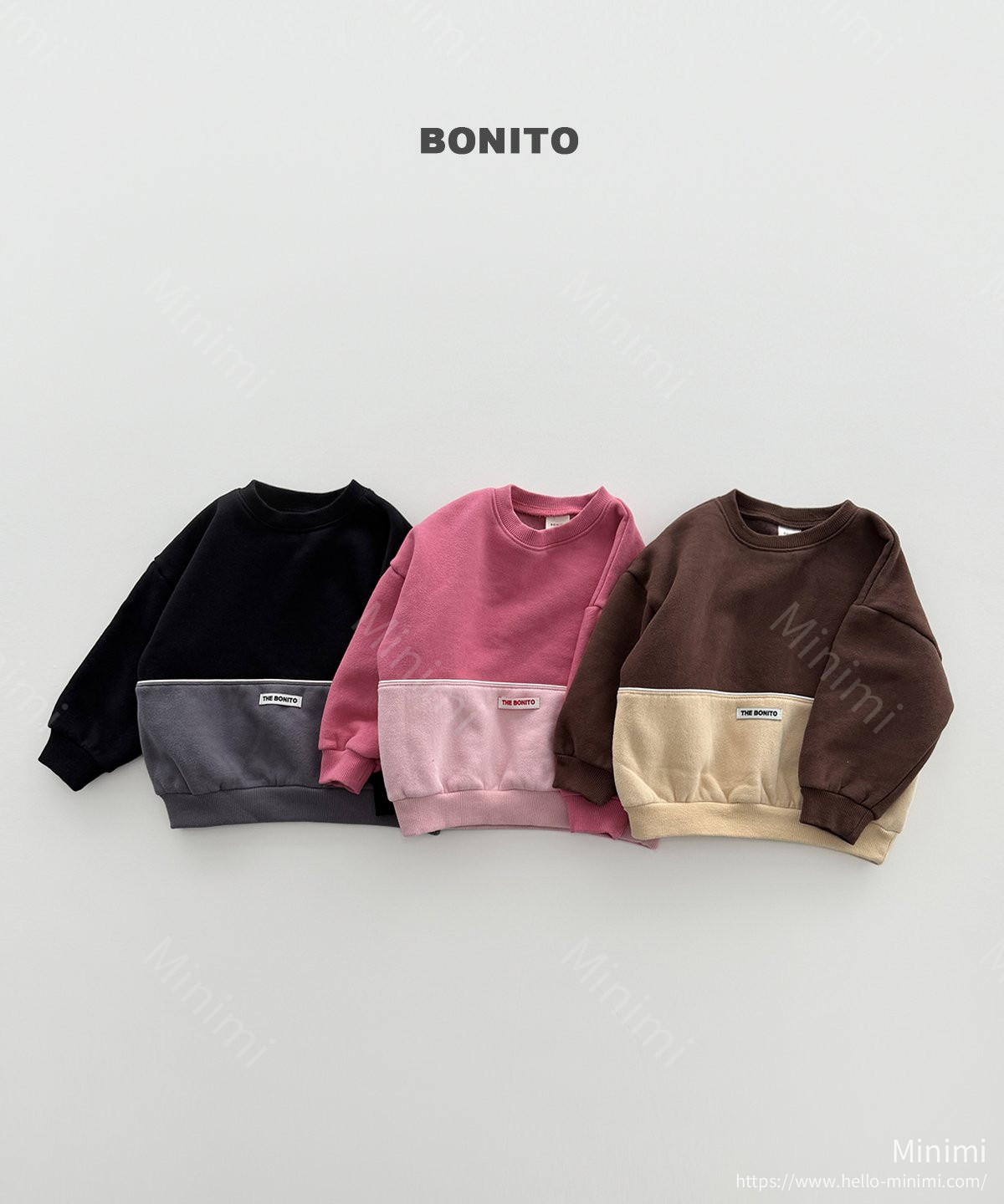 BONITO Under Colorblock Sweatshirt 細節圖 1