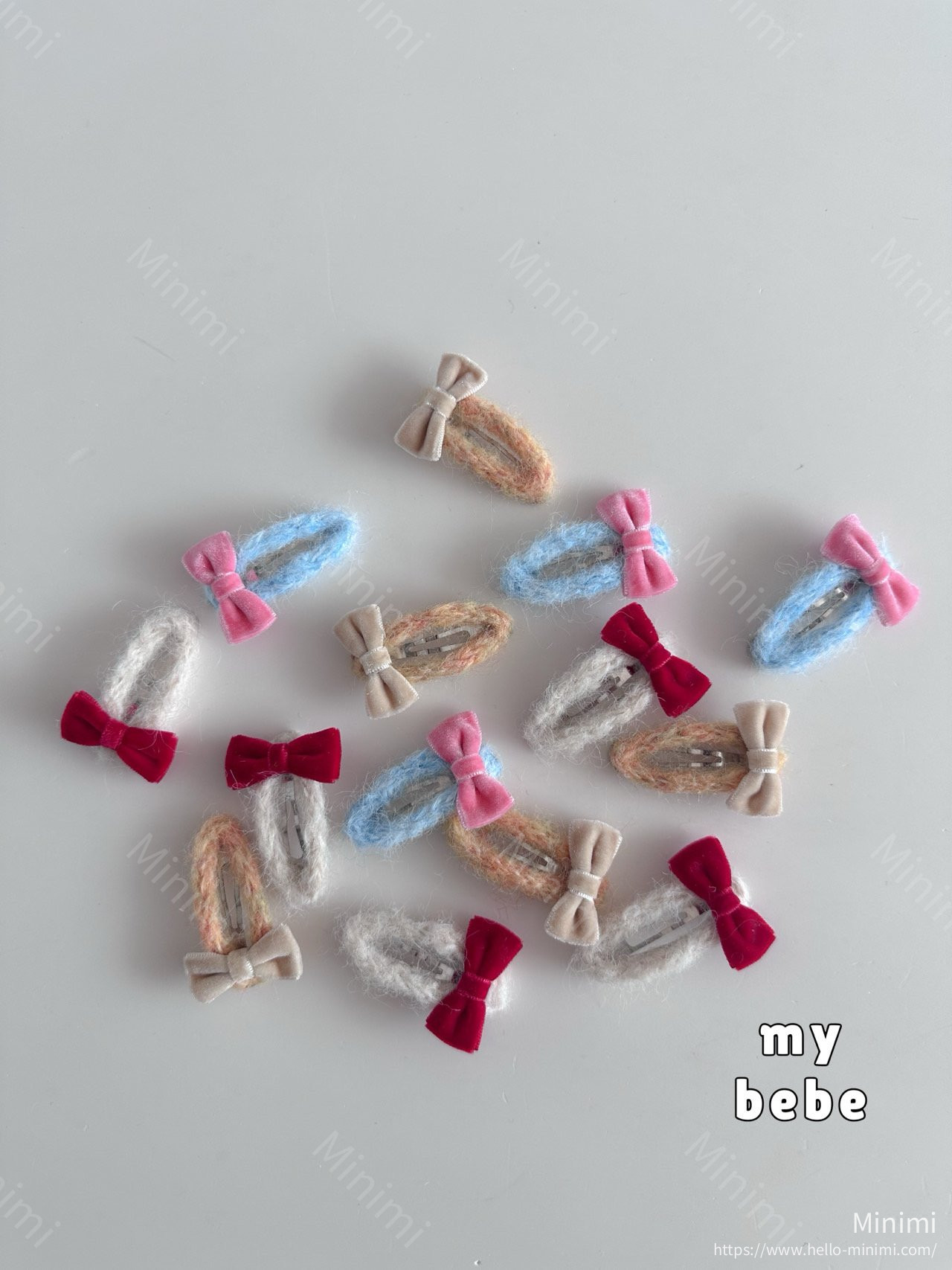 my_bébé Colorful Ribbon Hairpin Set 細節圖 11