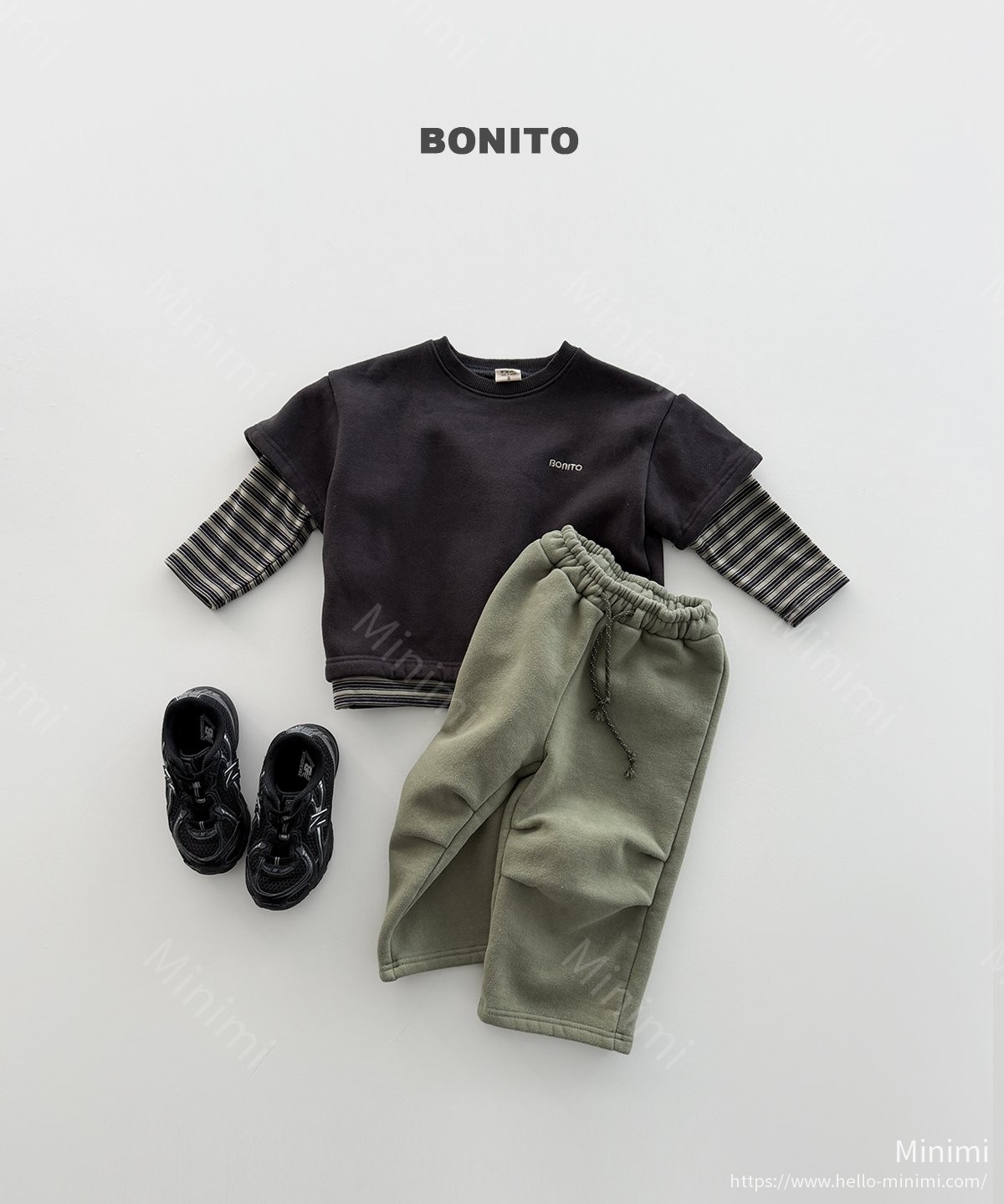 BONITO Knee Pintuck Straight Pants 細節圖 5