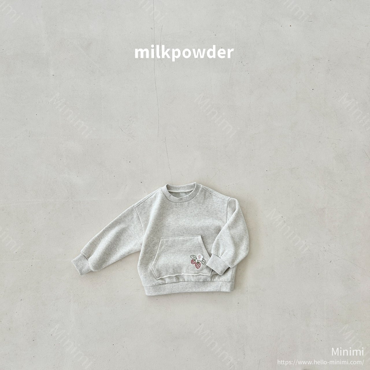 milkpowder Strawberry Pocket Sweatshirt 細節圖 5