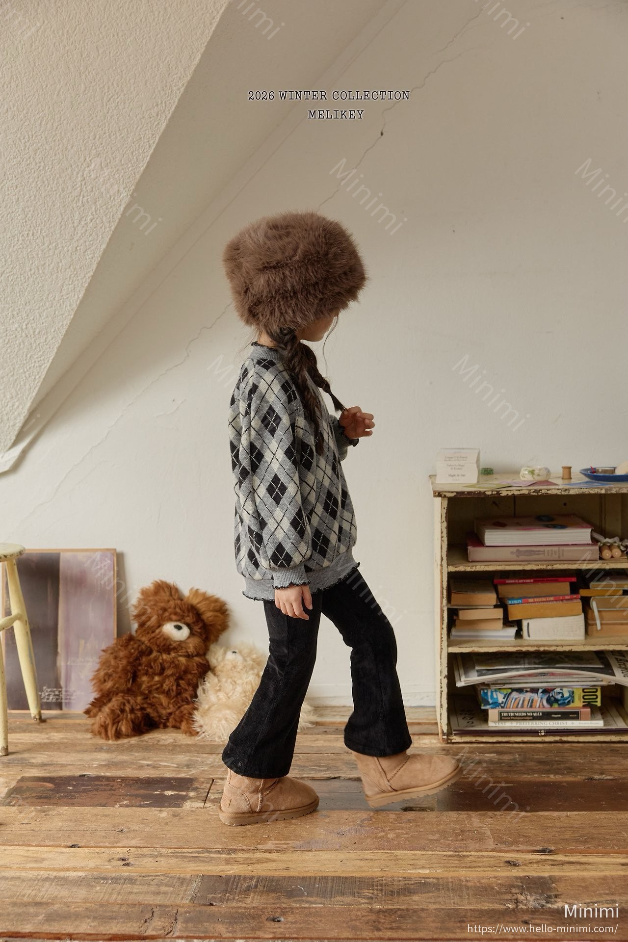 Melikey 26 Velour Bootcut 韓國童裝現貨
