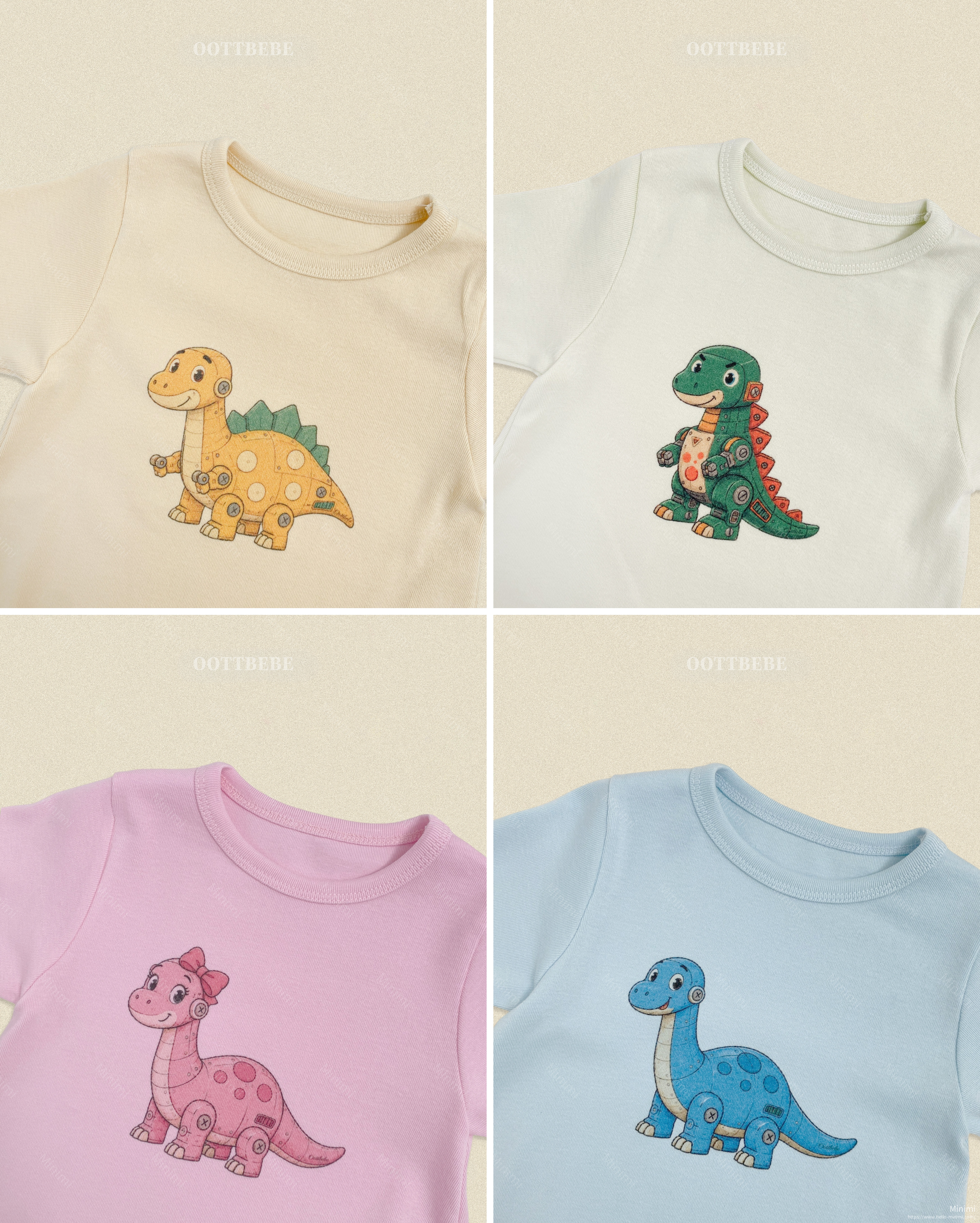 oott bebe Robot Dinosaur Full Bodysuit 細節圖 13