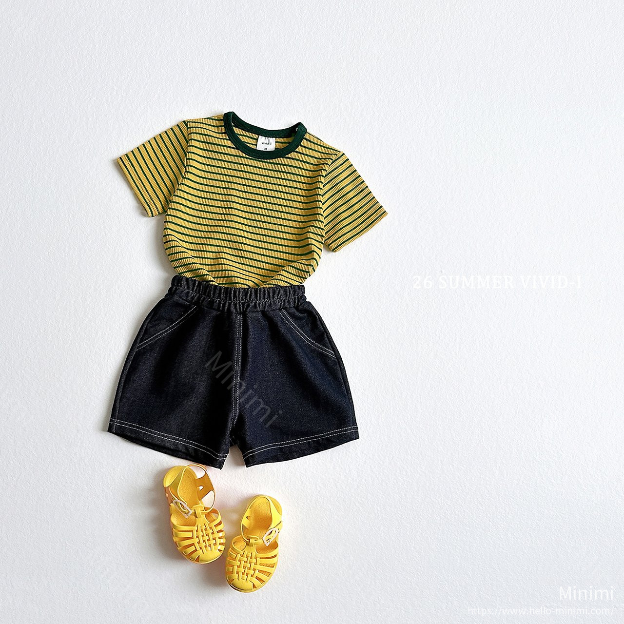 VIVID-I Striped Ribbed Bound T-Shirt 細節圖 12