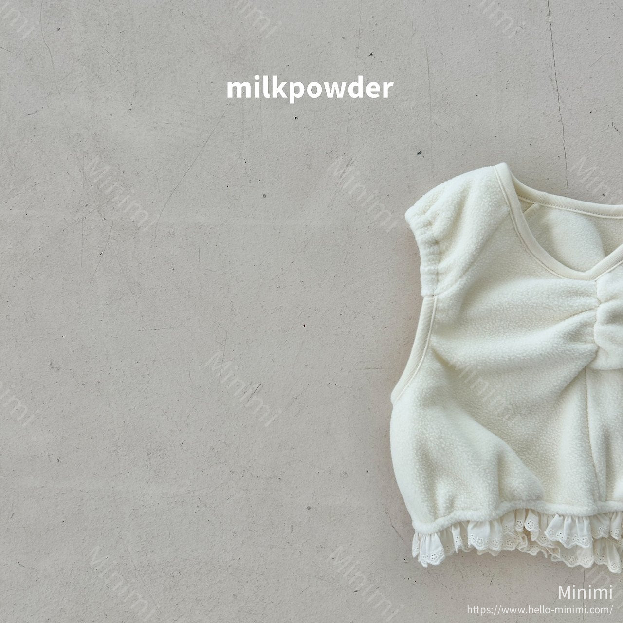 milkpowder Soft Fleece Vest 細節圖 10