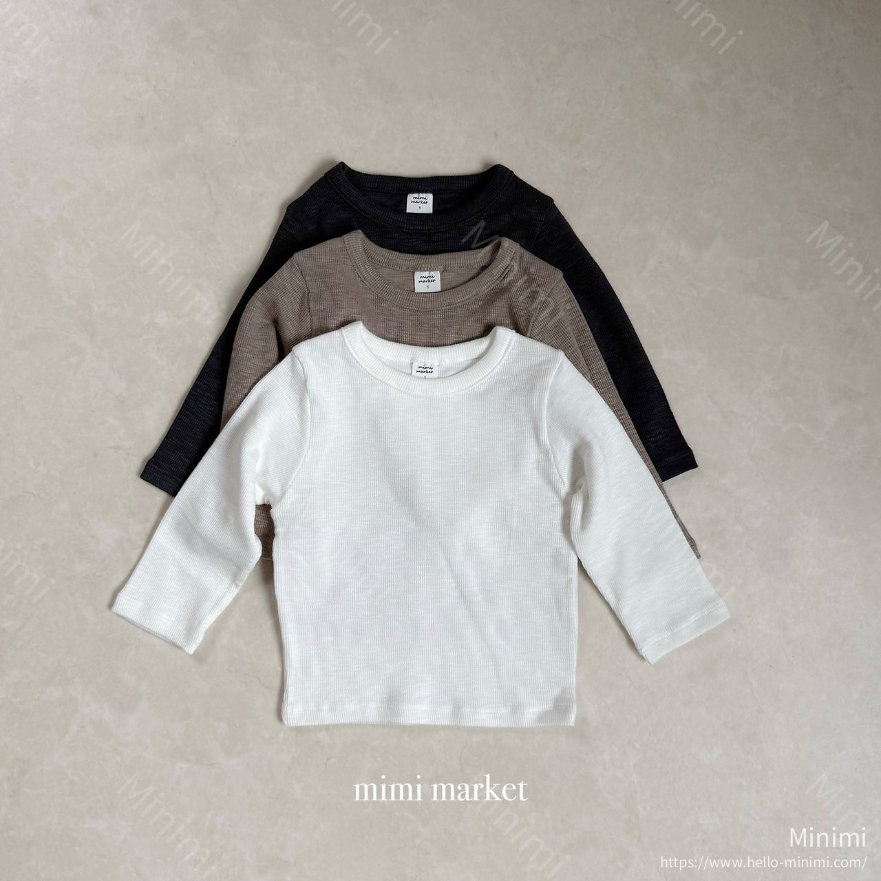 mimi-market Bono Rappa T-shirt - 韓國童裝代購主圖