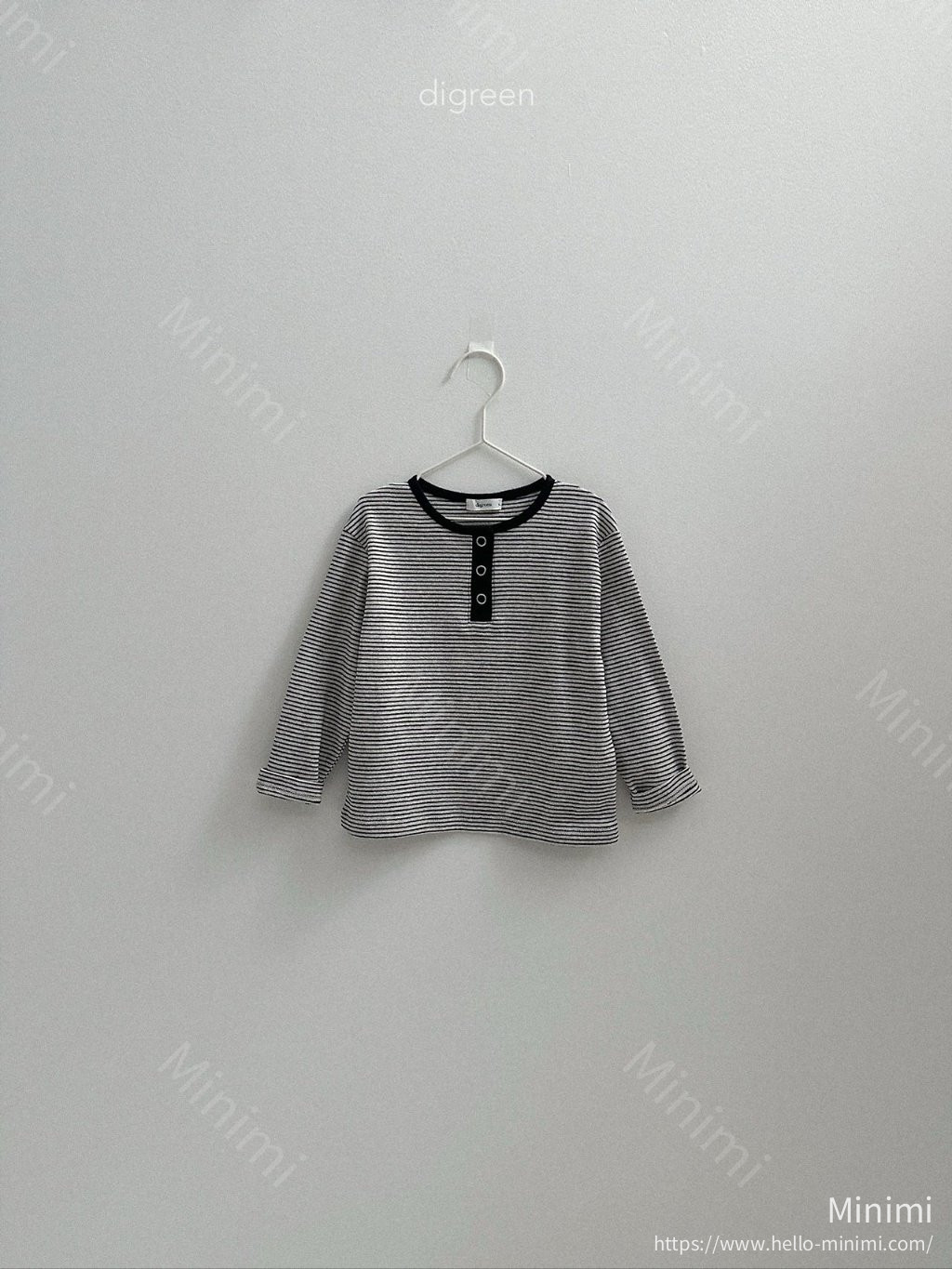 digreen Henley Neck Aletty Tee 細節圖 7