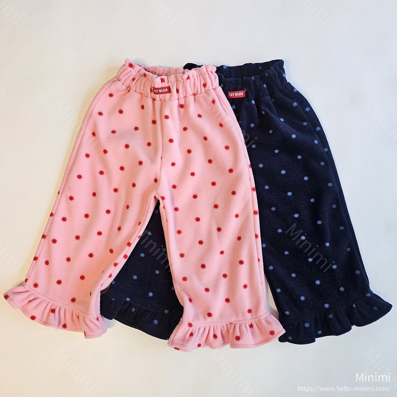 1st BLUE Fleece Frill Pants 細節圖 1