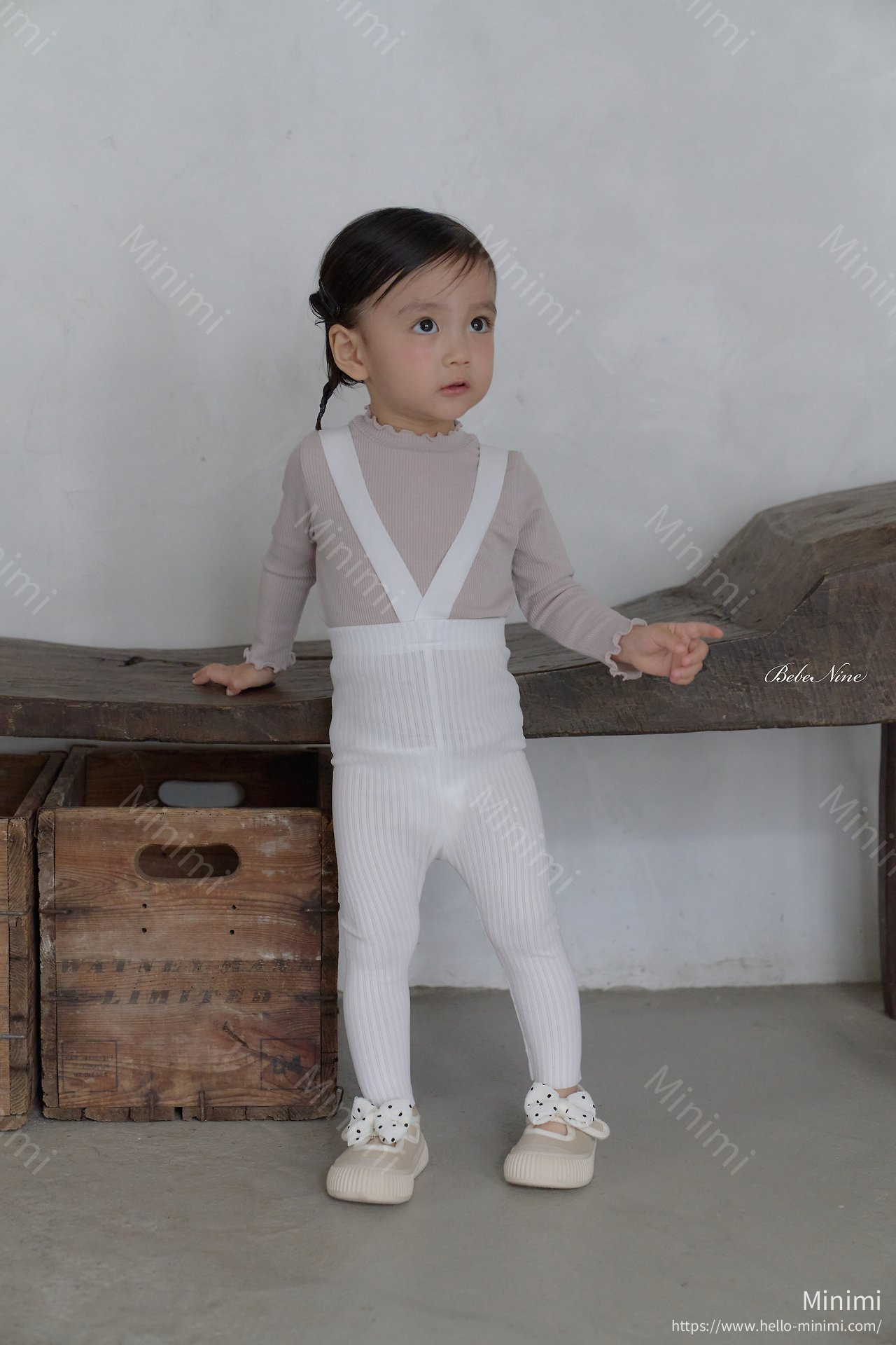 bebe nine Hayden Banded Leggings - 韓國童裝代購主圖