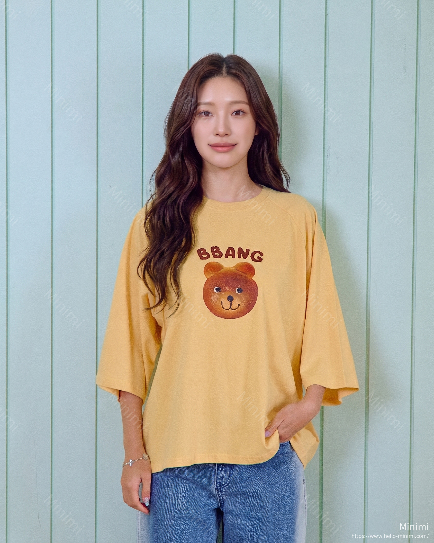 oott bebe Bread Raglan T-shirt (Adult) 細節圖 3