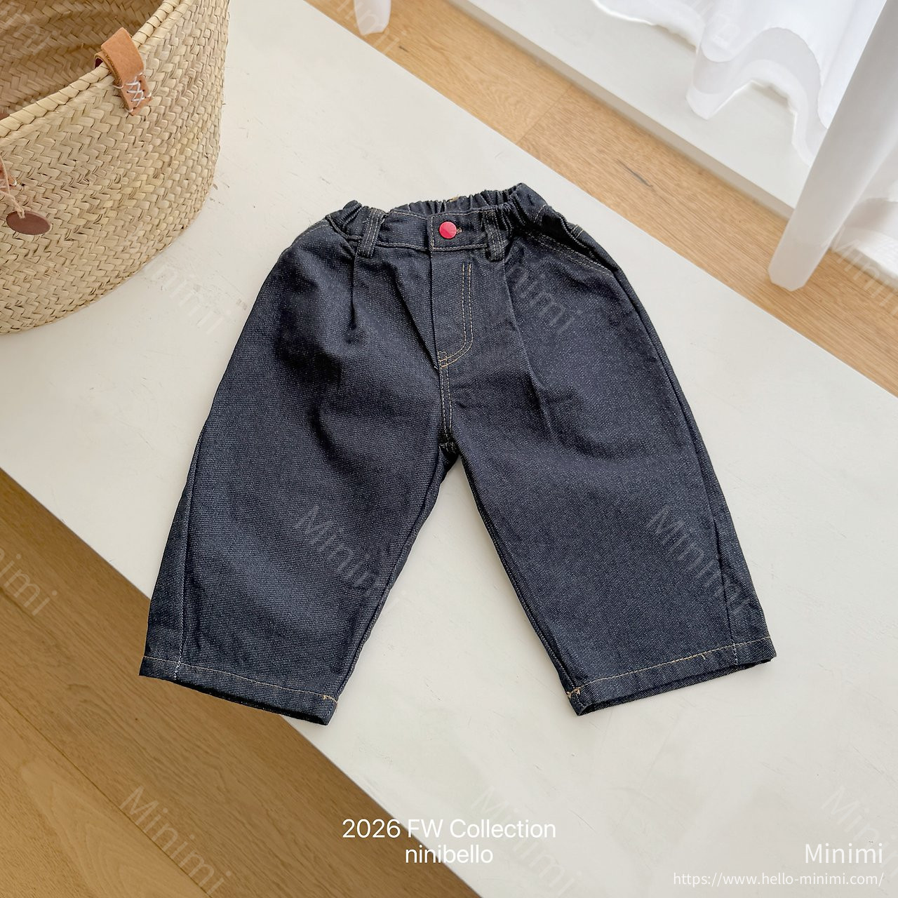 ninibello Tommy Heart Denim Pants 細節圖 5
