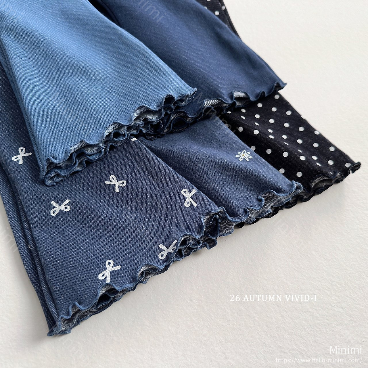 VIVID-I Soft Denim Flared Pants 細節圖 19