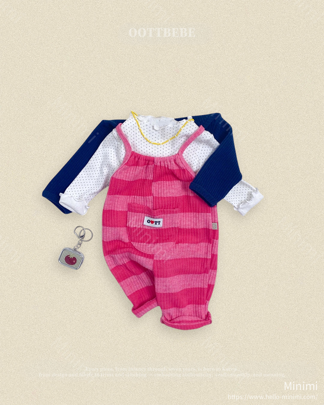 oott bebe Pippi Overalls 細節圖 9