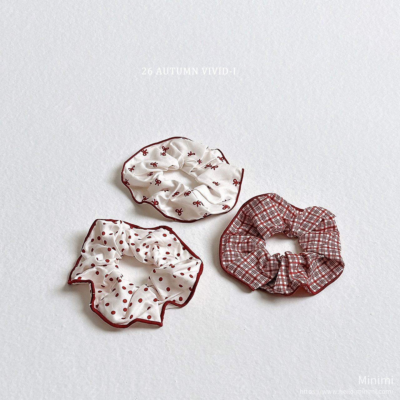 VIVID-I Pattern Scrunchie - 韓國童裝代購主圖