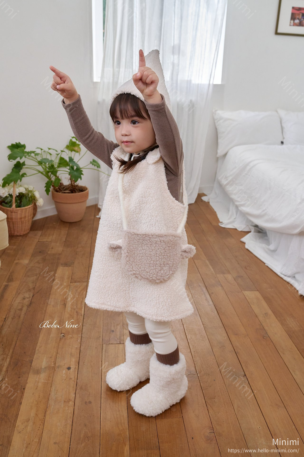 bebe nine Poodle Pinafore Dress 細節圖 11