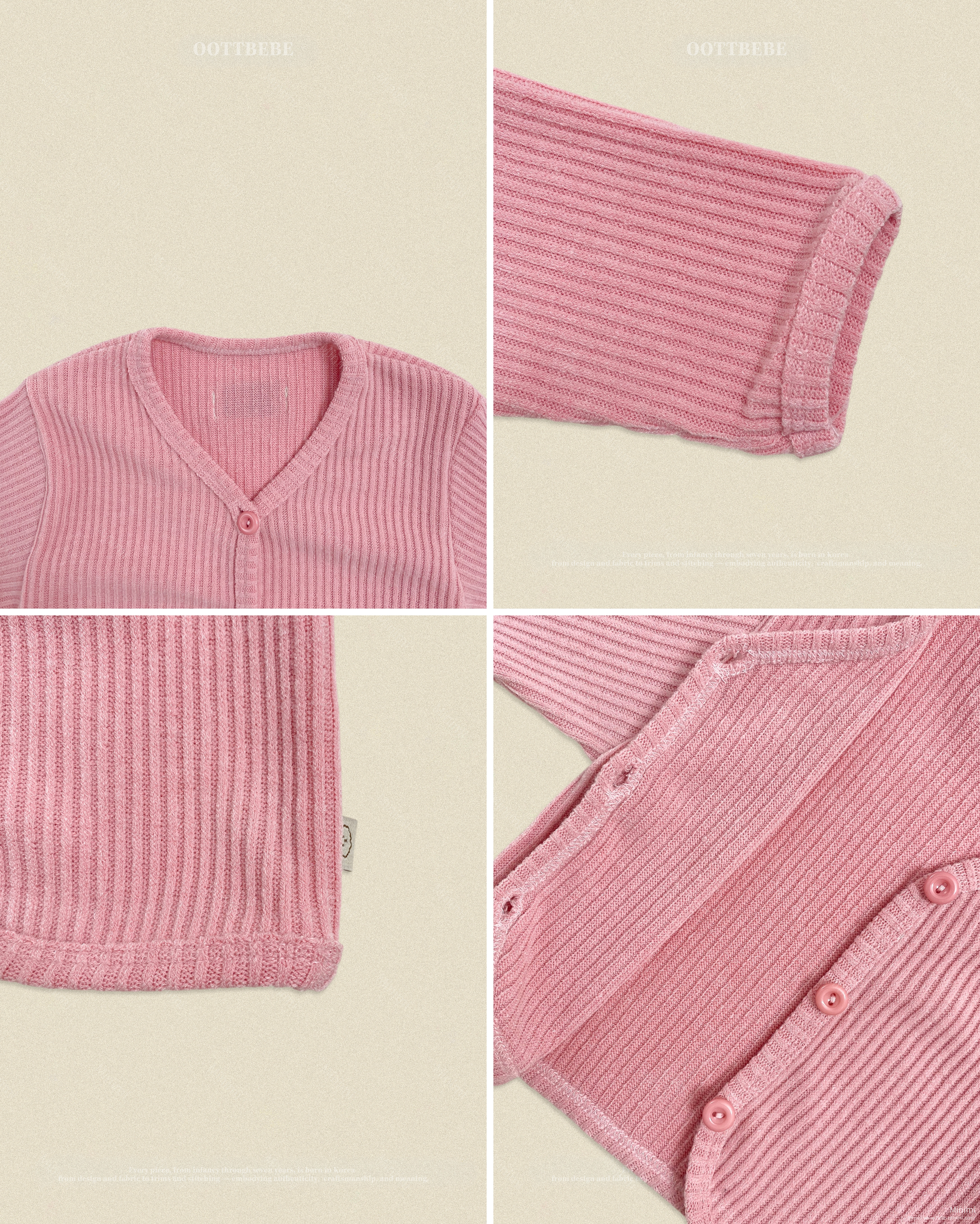 oott bebe Haribo Ribbed Cardigan 細節圖 11