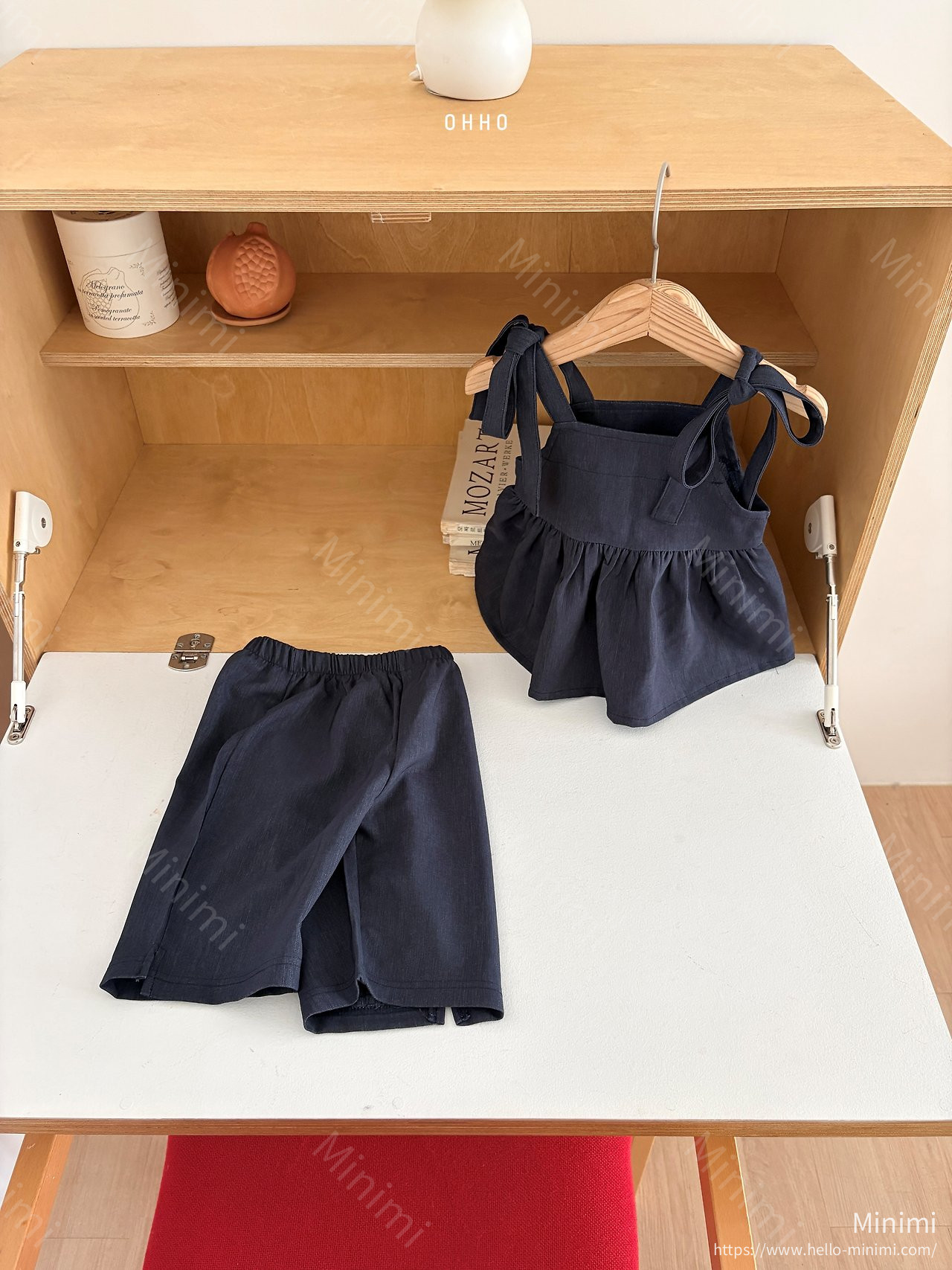 OHHO Soft Denim Strap Blouse 細節圖 2